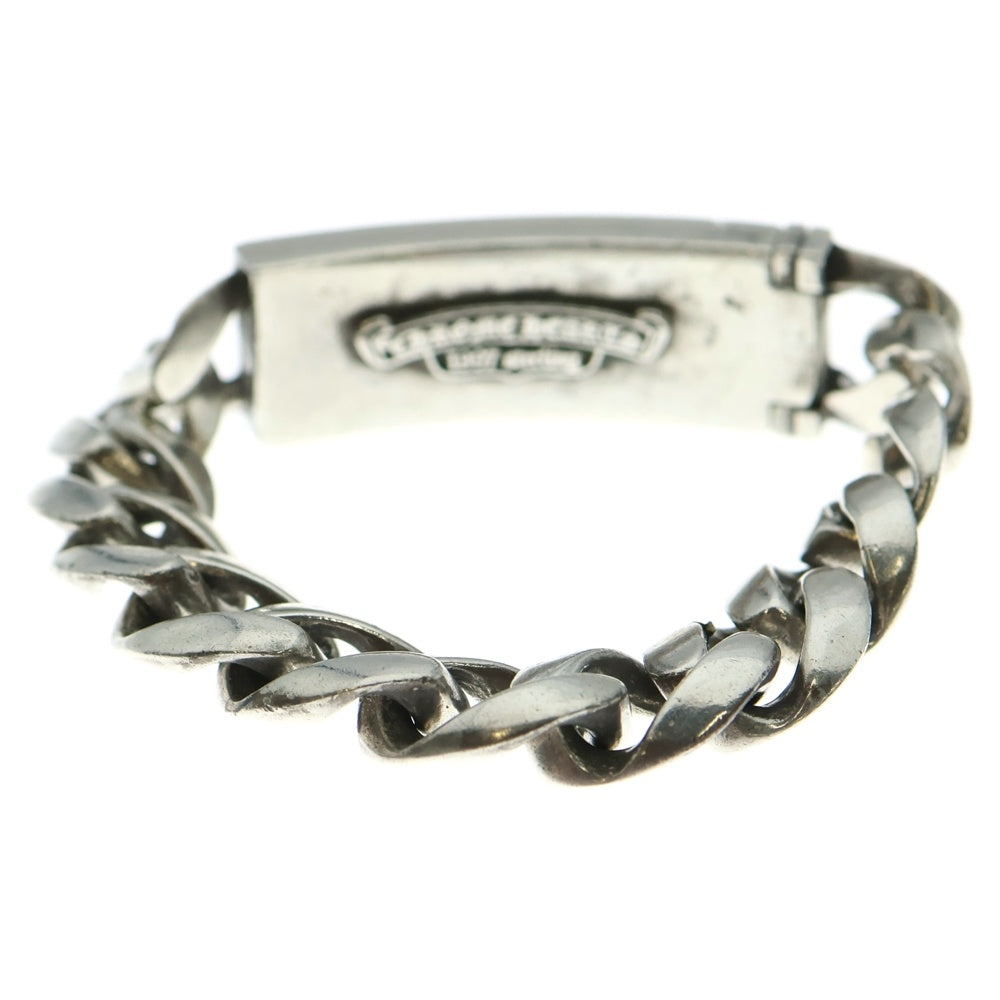 クロムハーツ フローラル1ダイヤクラシックリンクIDブレスレット 本物 美品 CHROME HEARTS クロムハーツ フローラルID クラシックリンク
