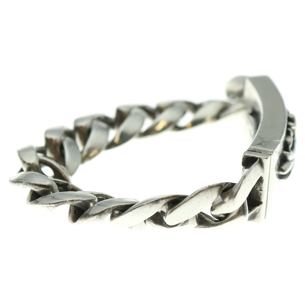 CHROME HEARTS(クロムハーツ) ID FLRL CRS 1/DIA クラシックリンク フローラルIDブレスレット 1ダイヤ 11LINK