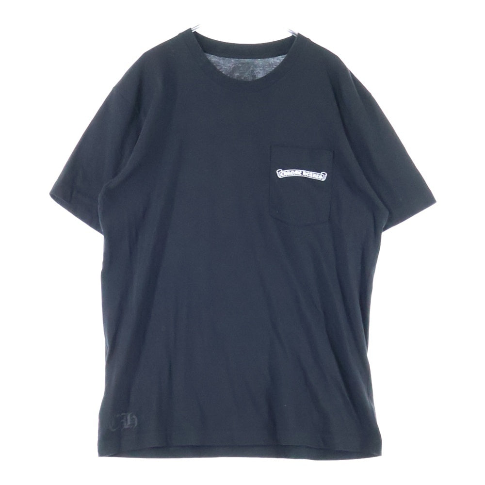 CHROME HEARTS(クロムハーツ) USA Logo S/S TEE スクロールロゴプリントクルーネック半袖Tシャツ ブラック