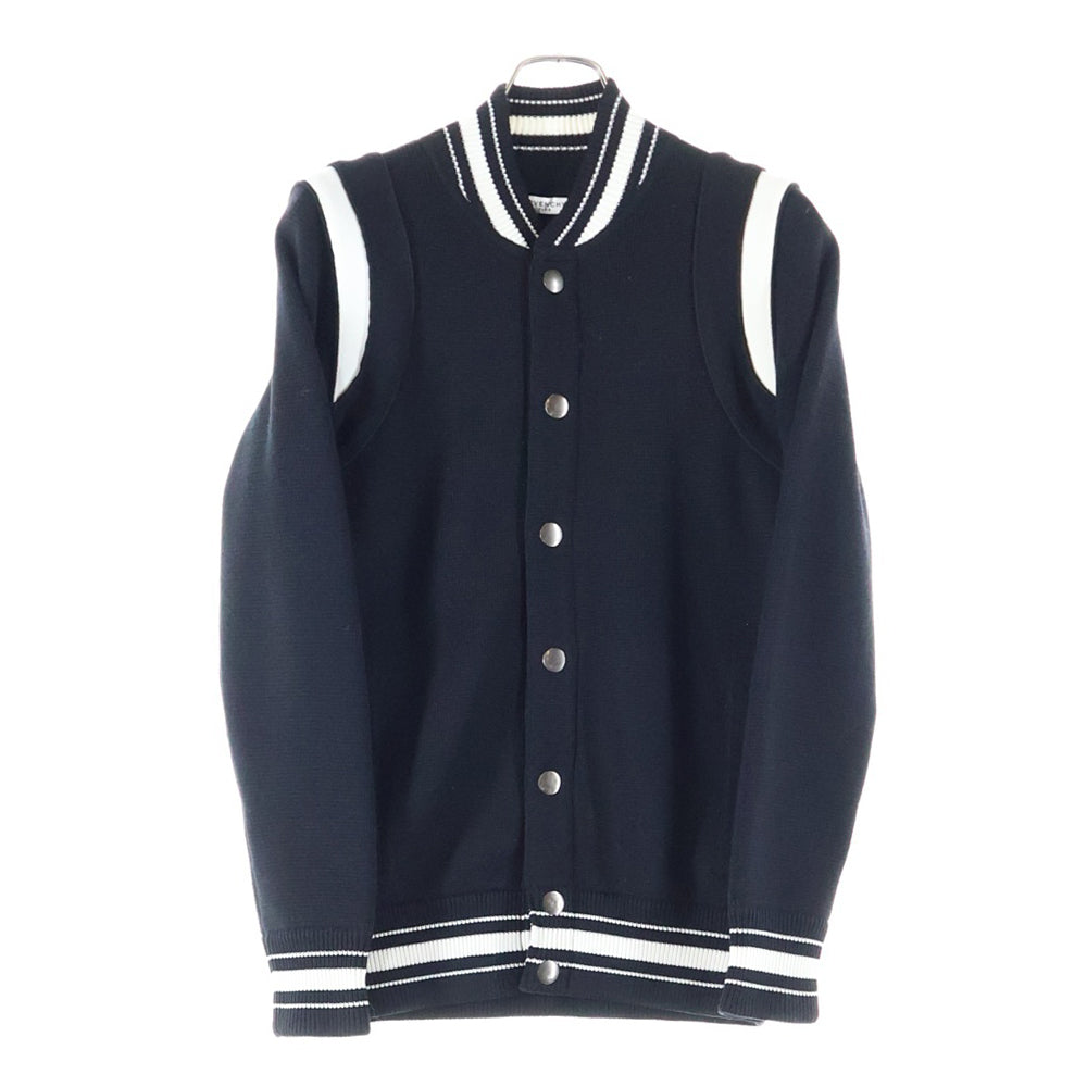 GIVENCHY(ジバンシィ) 19SS エンブロイダリー ウール ボンバージャケット ブラック BM008P4Y1L