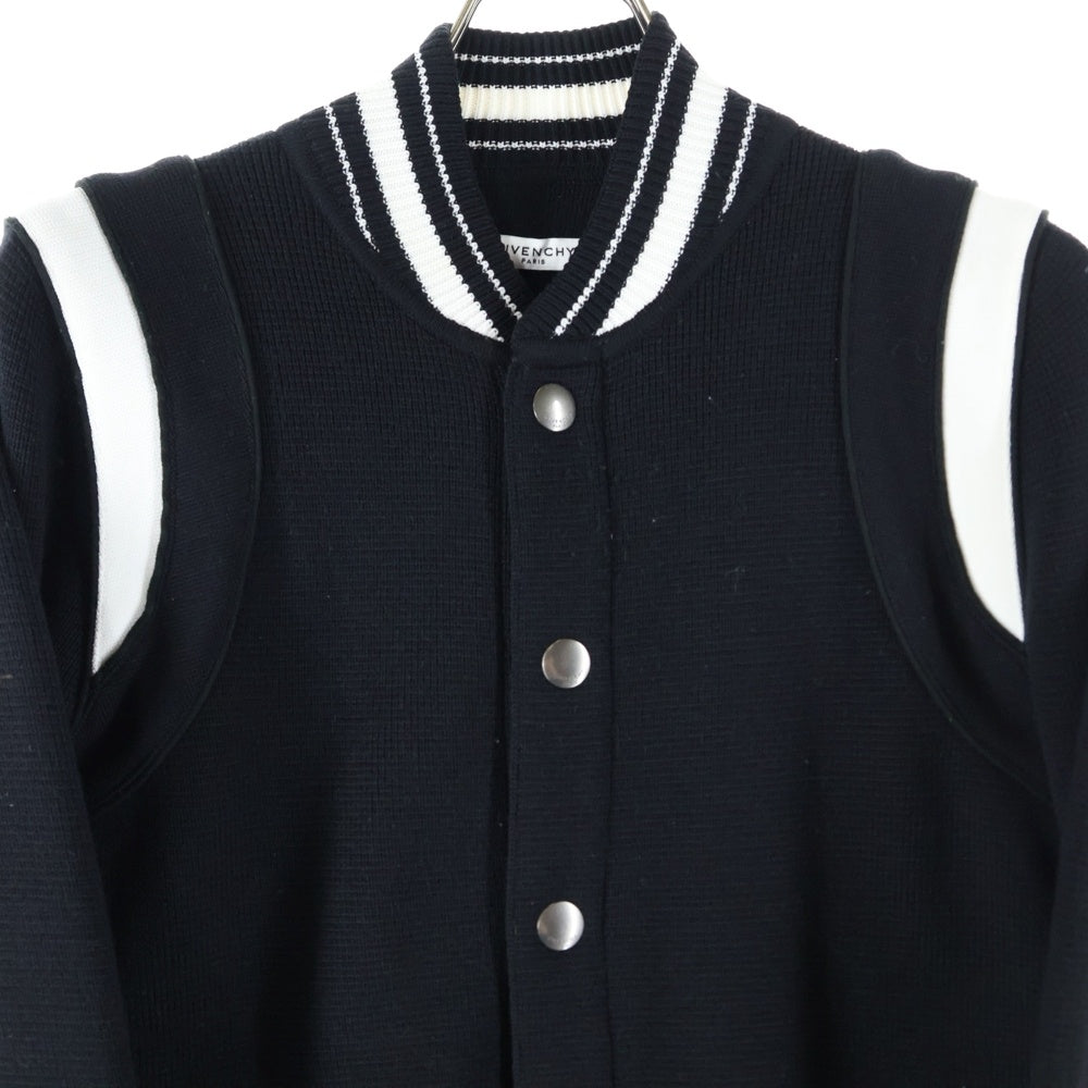 GIVENCHY(ジバンシィ) 19SS エンブロイダリー ウール ボンバージャケット ブラック BM008P4Y1L