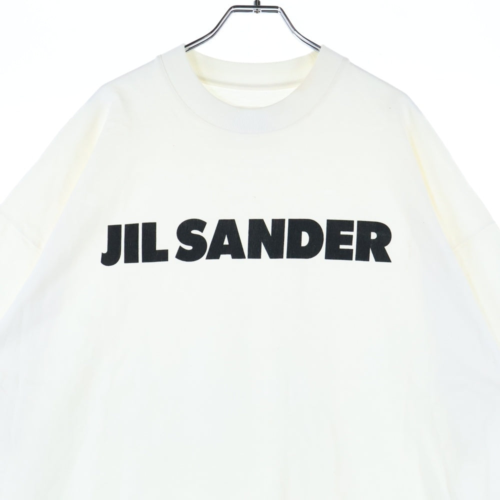 JIL SANDER(ジルサンダー) Logo T-Shirt オーバーサイズ半袖Tシャツ ホワイト J21GC0001 J45148