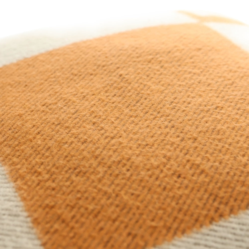 HERMES(エルメス) アヴァロン PM クッション ホワイト/オレンジ