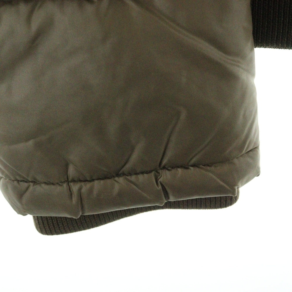 MONCLER(モンクレール) ファー ダウンジャケット ブラウン Z7HJ896
