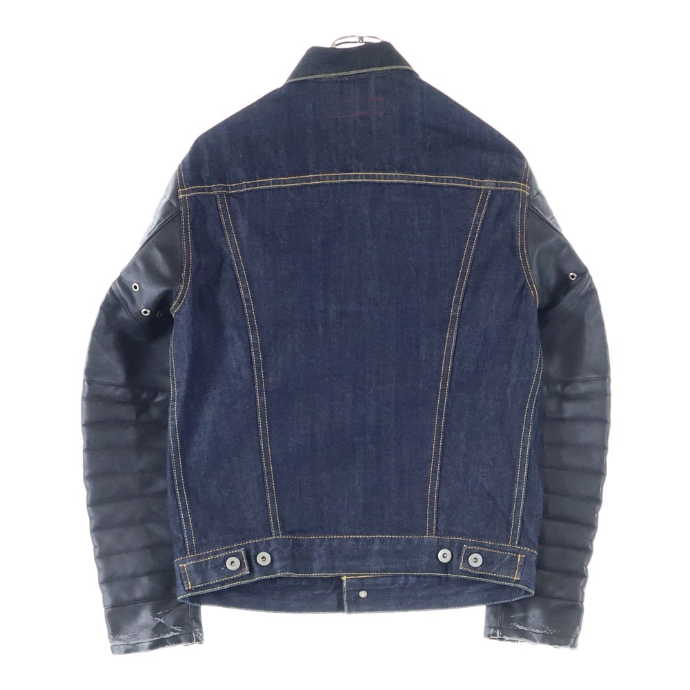 JUNYA WATANABE COMME des GARCONS(ジュンヤワタナベ コムデギャルソン) 17SS ×Levis リーバイス スリーブ切り替え デニムジャケット インディゴ WS-J205