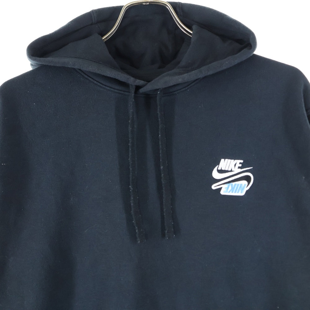 NIKE(ナイキ) HOODIE ロゴ刺繍 プルオーバースウェットパーカー フーディー ブラック CZ7858-010