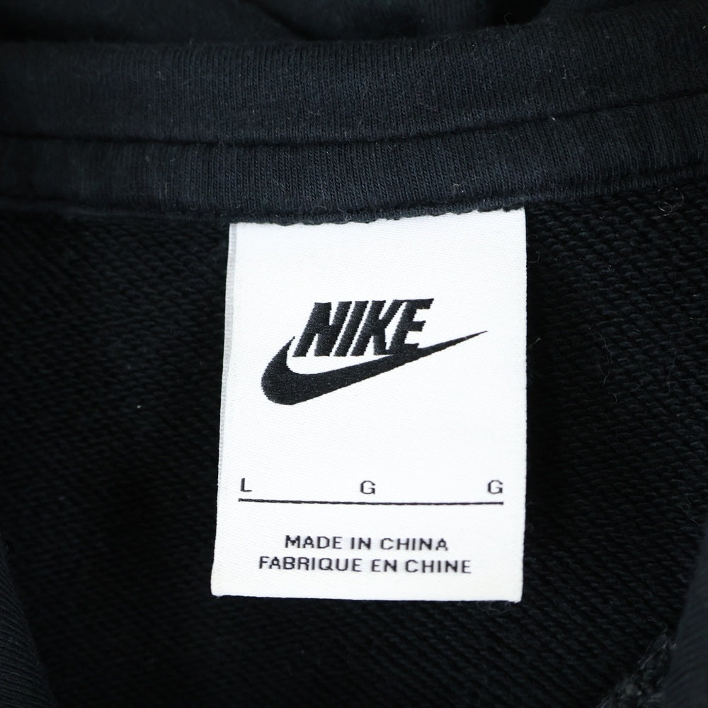 NIKE(ナイキ) HOODIE ロゴ刺繍 プルオーバースウェットパーカー フーディー ブラック CZ7858-010