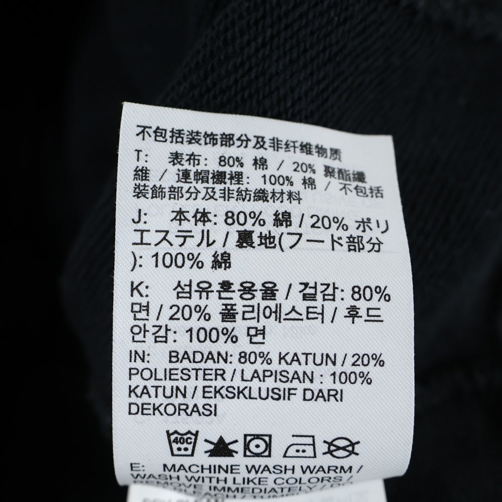 NIKE(ナイキ) HOODIE ロゴ刺繍 プルオーバースウェットパーカー フーディー ブラック CZ7858-010