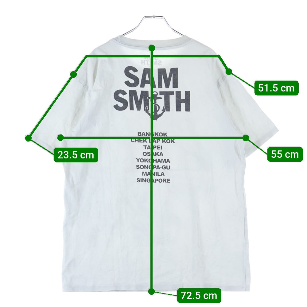 NO BRAND(ノーブランド) SAM SMITH GLORIA T-SHIRT サムスミス 半袖Tシャツ ホワイト