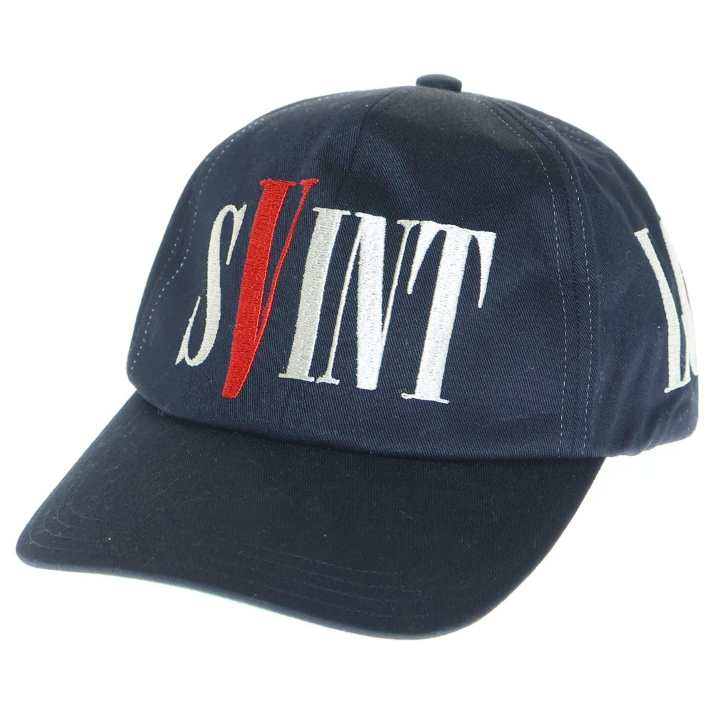 SAINT MICHAEL(セントマイケル) 22SS CAP VLONE ヴィローン ロゴ刺繍 キャップ 帽子 ブラック SM-S22-0000-081