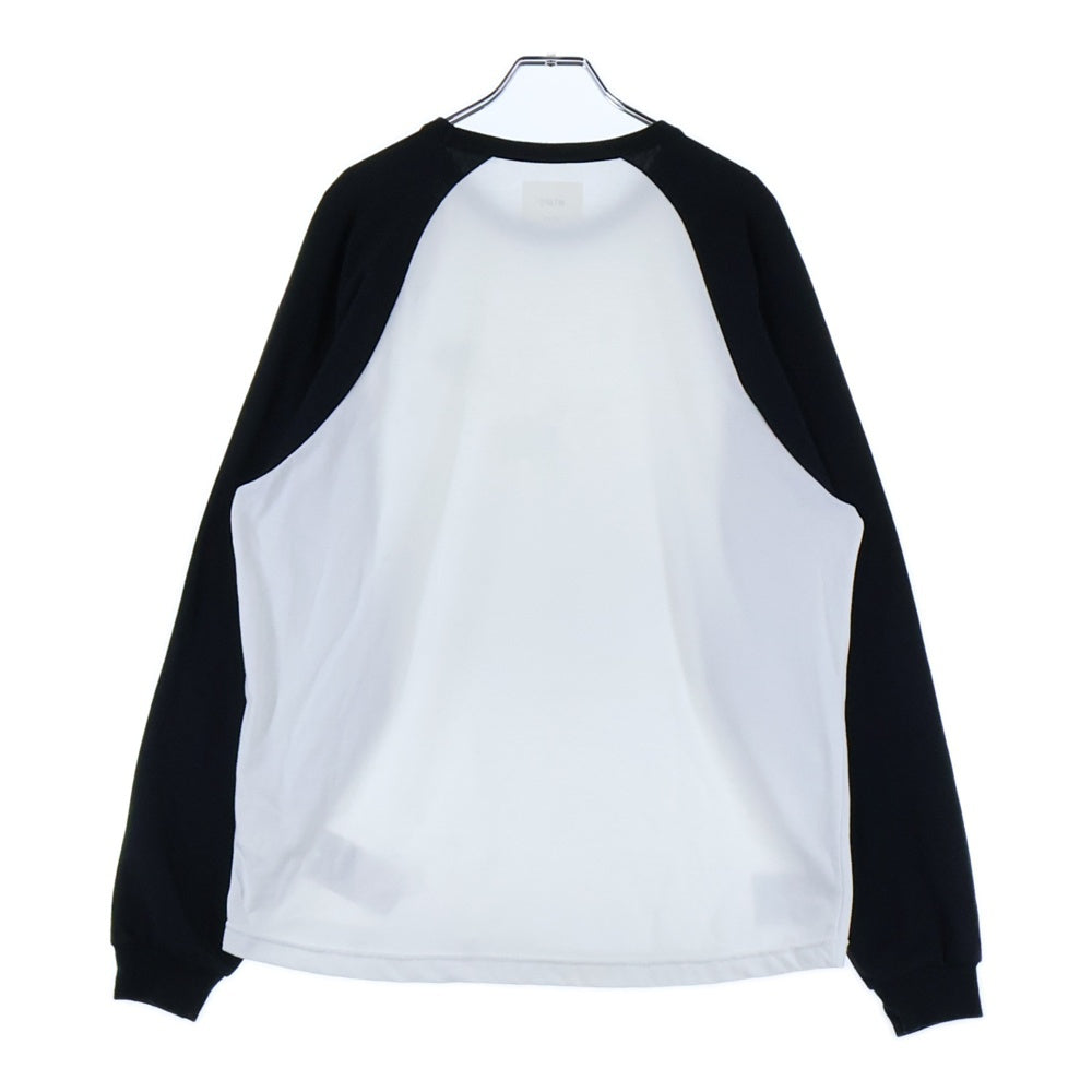 WTAPS(ダブルタップス) 23SS IAN LS CTPL LEAGUE ロゴ刺繍 ラグランスリーブ 長袖Tシャツ ロンT ホワイト 231ATDT-CSM19