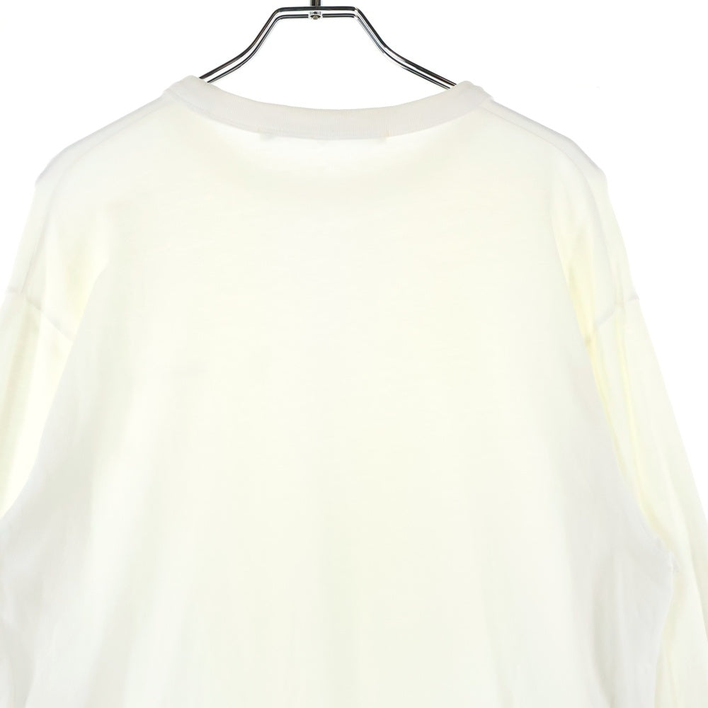 ALEXANDER WANG(アレキサンダーワン) L/S T-Shirt ロゴプリント 長袖Tシャツ ロンT ホワイト