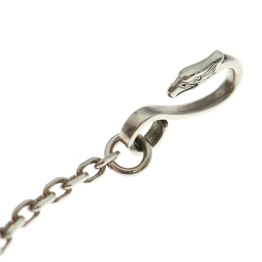 goro's(ゴローズ) メタル付きホイール細角チェーン ネックレスチェーン シルバー