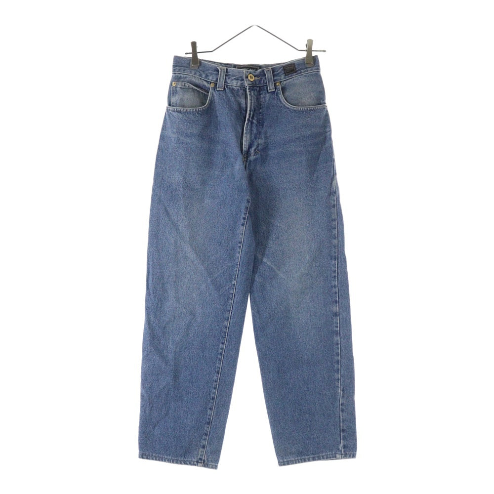 VERSACE JEANS COUTURE(ヴェルサーチジーンズクチュール) ロゴパッチ付き ストレッチデニムパンツ ジーンズ インディゴ