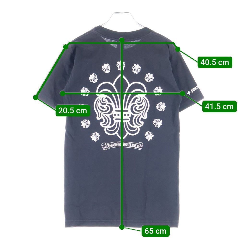 CHROME HEARTS(クロムハーツ) BS FLUER TEE BSフレア 半袖Tシャツ カットソー ブラック