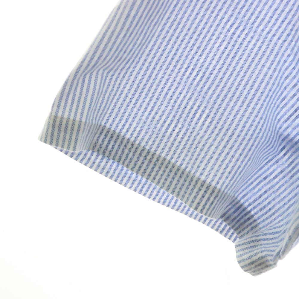 NEW ERA(ニューエラ) 24SS ×thisisneverthat NY ディスイズネバーザット ニューヨークヤンキース ストライプ半袖シャツ ホワイト/ライトブルー