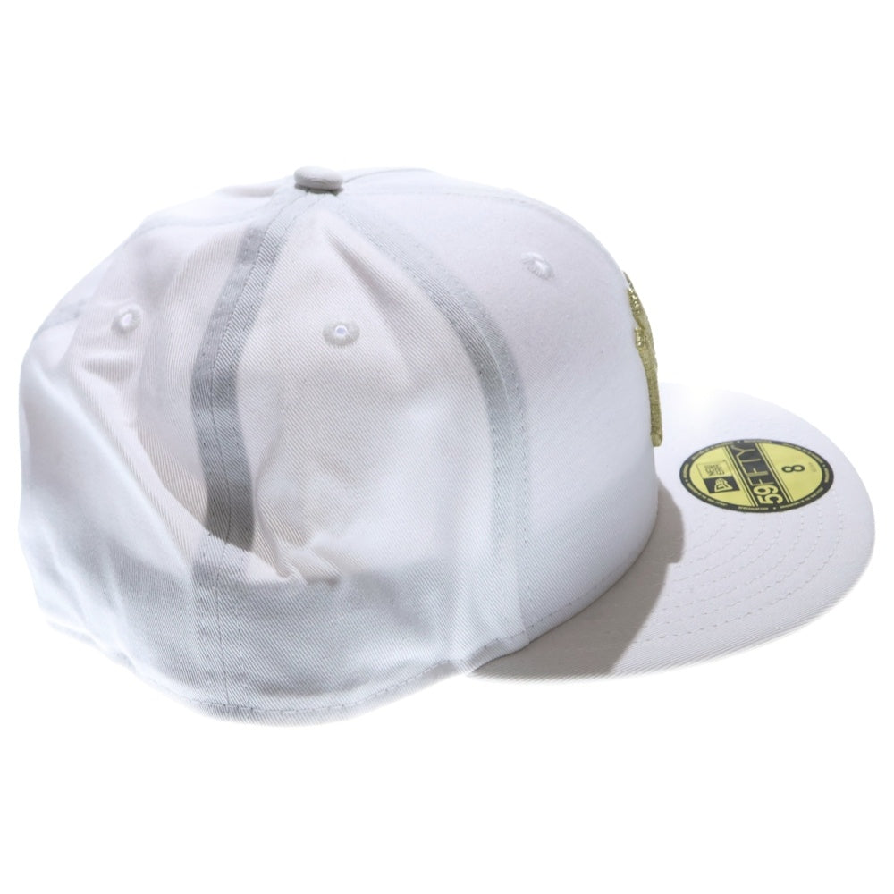 NEW ERA(ニューエラ) 59FIFTY MLB ニューヨーク ヤンキース ベースボールキャップ 帽子 ホワイト/ゴールド 11308531