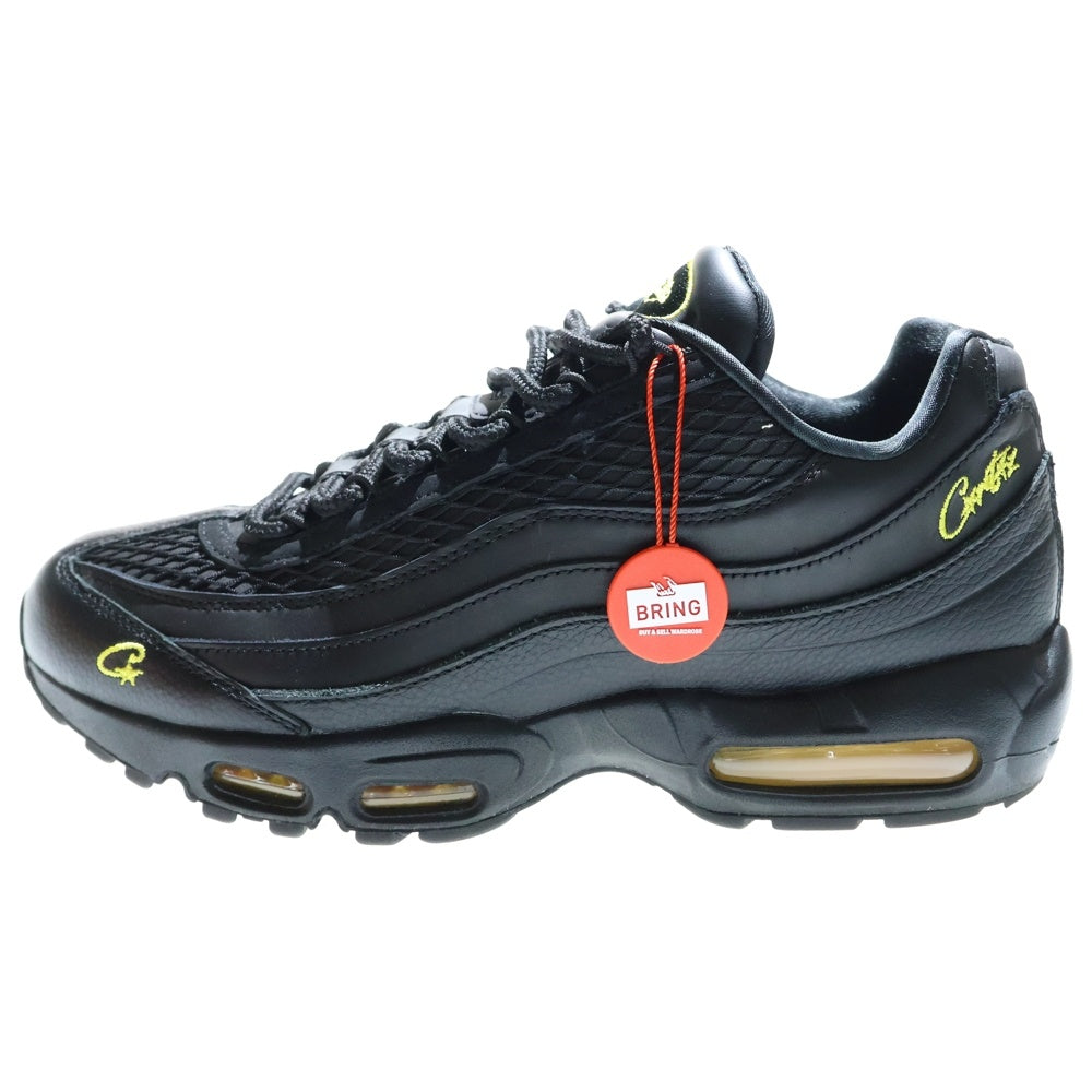 NIKE(ナイキ) × Corteiz AIR MAX 95 Black and Tour Yellow ×コーテイズ エアマックス95 ブラックアンドツアー ローカットスニーカー US11/29cm FB2709-003