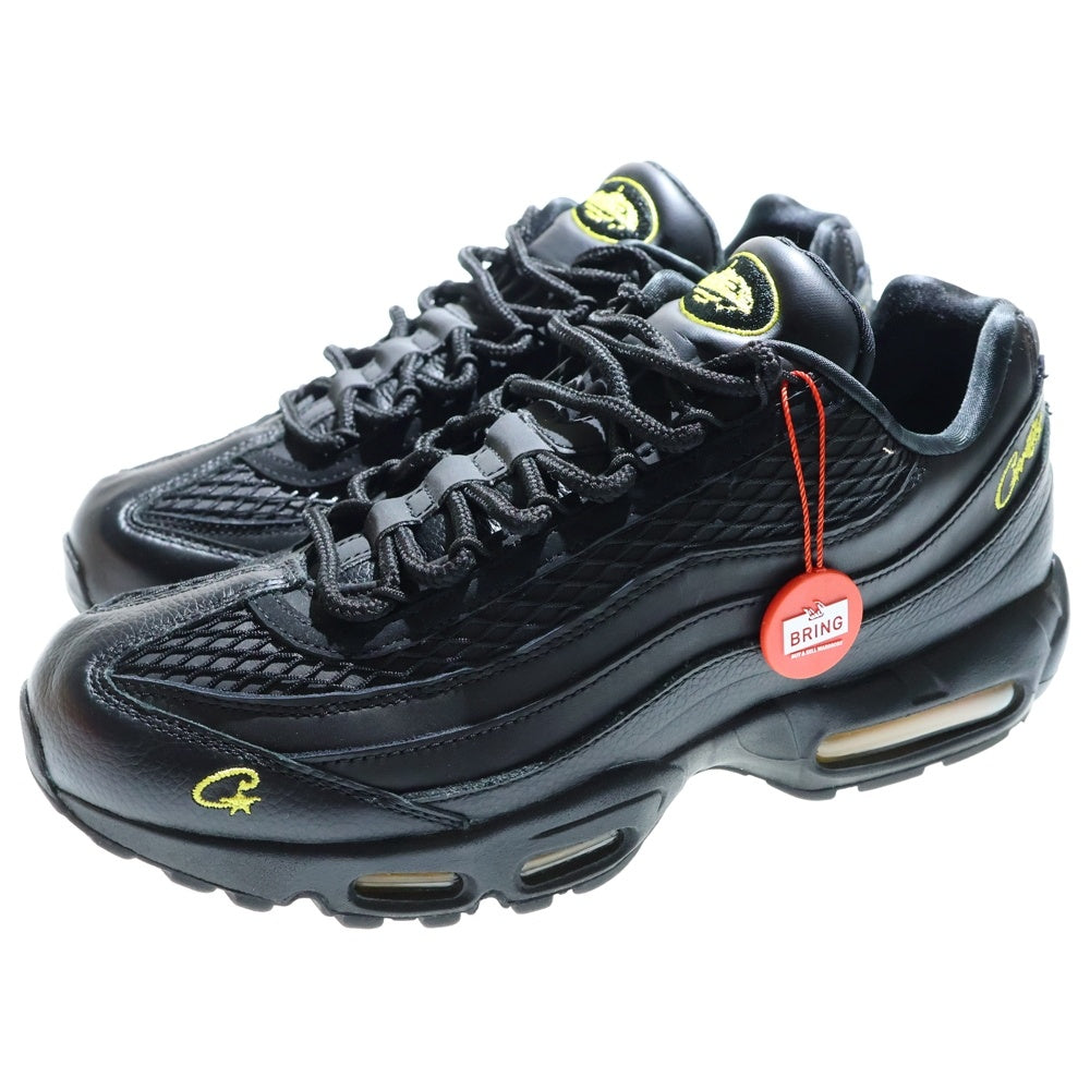 NIKE(ナイキ) × Corteiz AIR MAX 95 Black and Tour Yellow ×コーテイズ エアマックス95 ブラックアンドツアー ローカットスニーカー US11/29cm FB2709-003