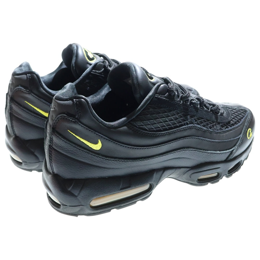 NIKE(ナイキ) × Corteiz AIR MAX 95 Black and Tour Yellow ×コーテイズ エアマックス95 ブラックアンドツアー ローカットスニーカー US11/29cm FB2709-003