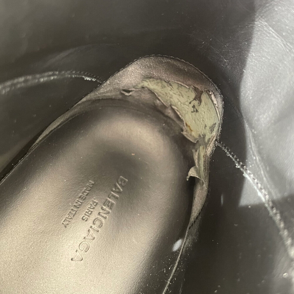 BALENCIAGA(バレンシアガ) High Top Sneaker レザーハイカットスニーカー ブラック