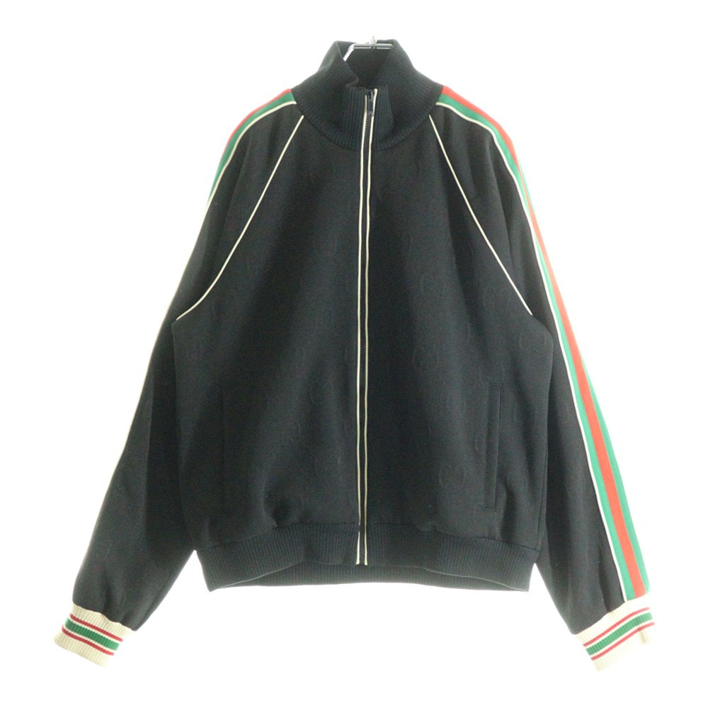 GUCCI(グッチ) GG Jersey Jacquard Track Jacket ジャガードトラックジャケット ブラック 662270 XJDE9