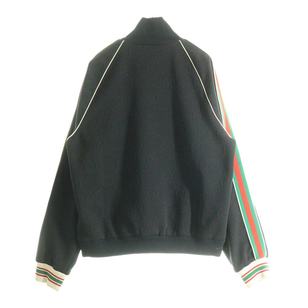 GUCCI(グッチ) GG Jersey Jacquard Track Jacket ジャガードトラックジャケット ブラック 662270 XJDE9