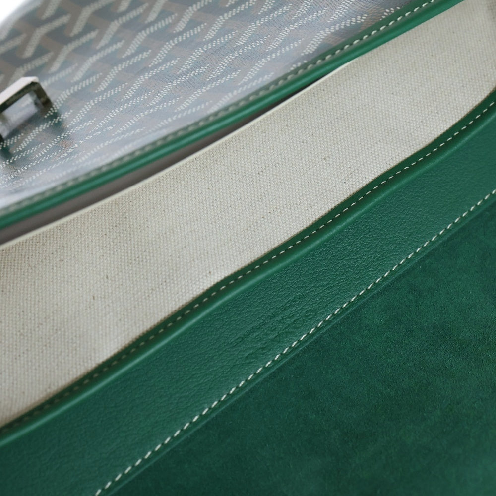 GOYARD(ゴヤール) Coursier Messenger Bag クルシエ ヘリンボーン メッセンジャーバッグ レザーショルダーバッグ グリーン