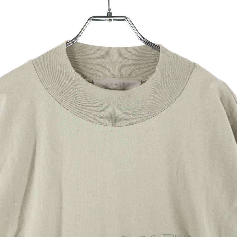 FEAR OF GOD ESSENTIALS(フィアオブゴッド エッセンシャルズ) L/S T-SHIRT フェルトロゴ 長袖Tシャツ ロンT ベージュ
