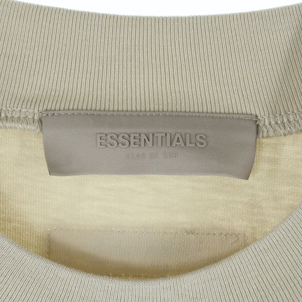 FEAR OF GOD ESSENTIALS(フィアオブゴッド エッセンシャルズ) S/S T-SHIRT フェルトロゴ 半袖Tシャツ ベージュ
