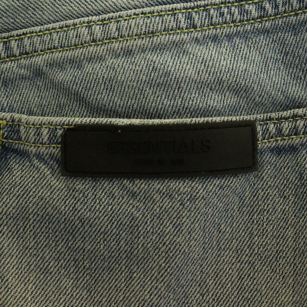 FEAR OF GOD ESSENTIALS(フィアオブゴッド エッセンシャルズ) DENIM PANTS ラバーロゴ デニムパンツ インディゴ