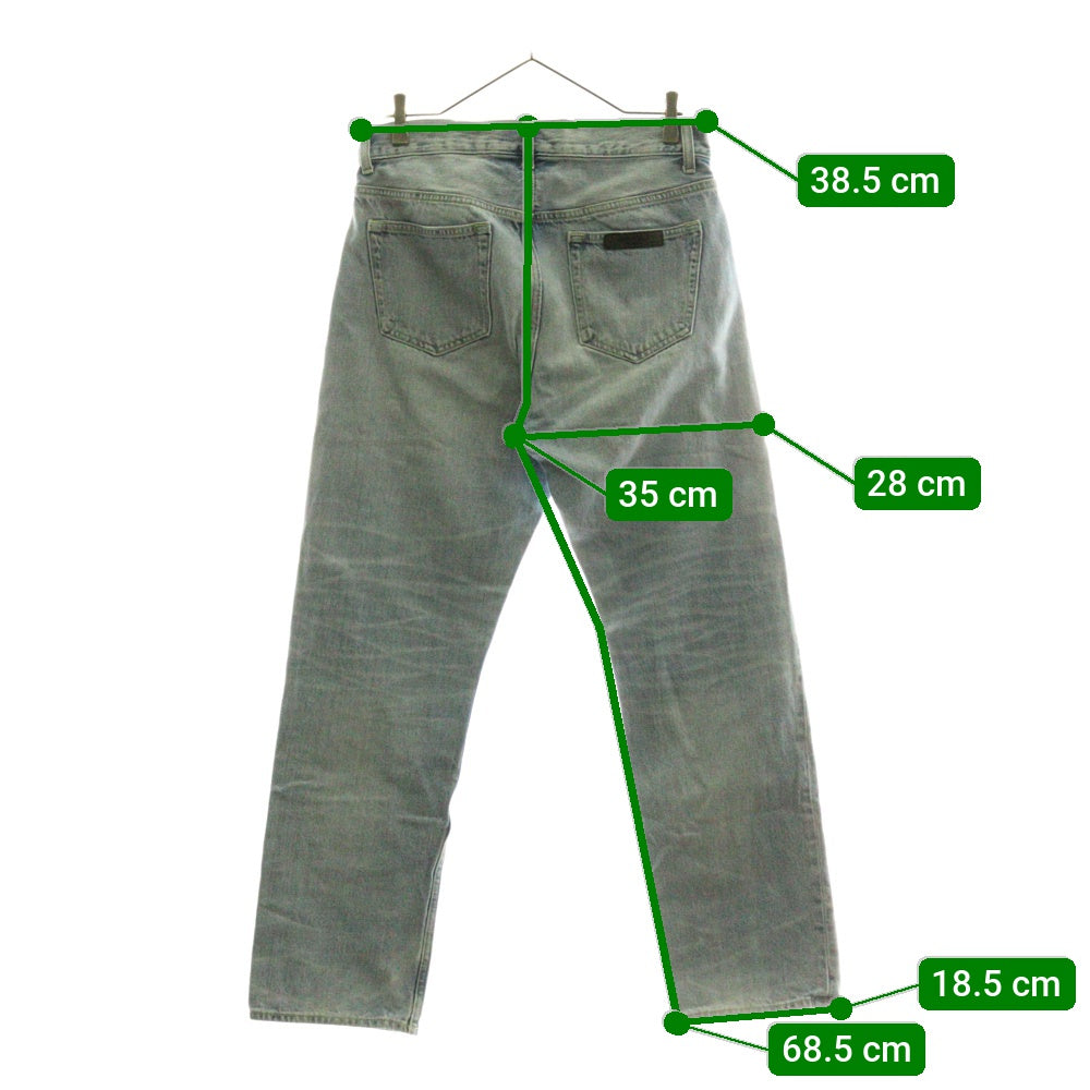 FEAR OF GOD ESSENTIALS(フィアオブゴッド エッセンシャルズ) DENIM PANTS ラバーロゴ デニムパンツ インディゴ