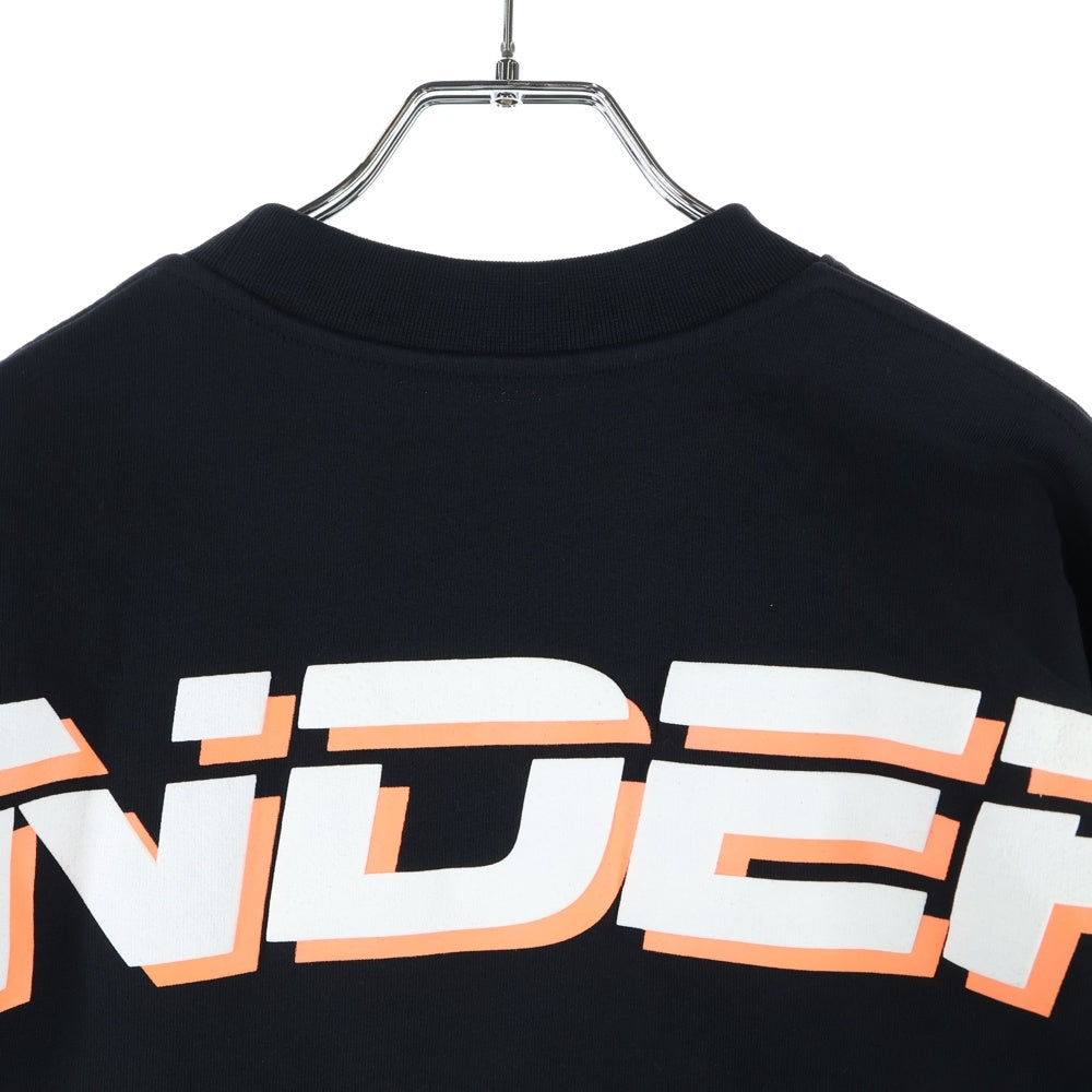 ALEXANDER WANG(アレキサンダーワン) Sweatshirt バックロゴ クルーネックスウェットトレーナー ブラック