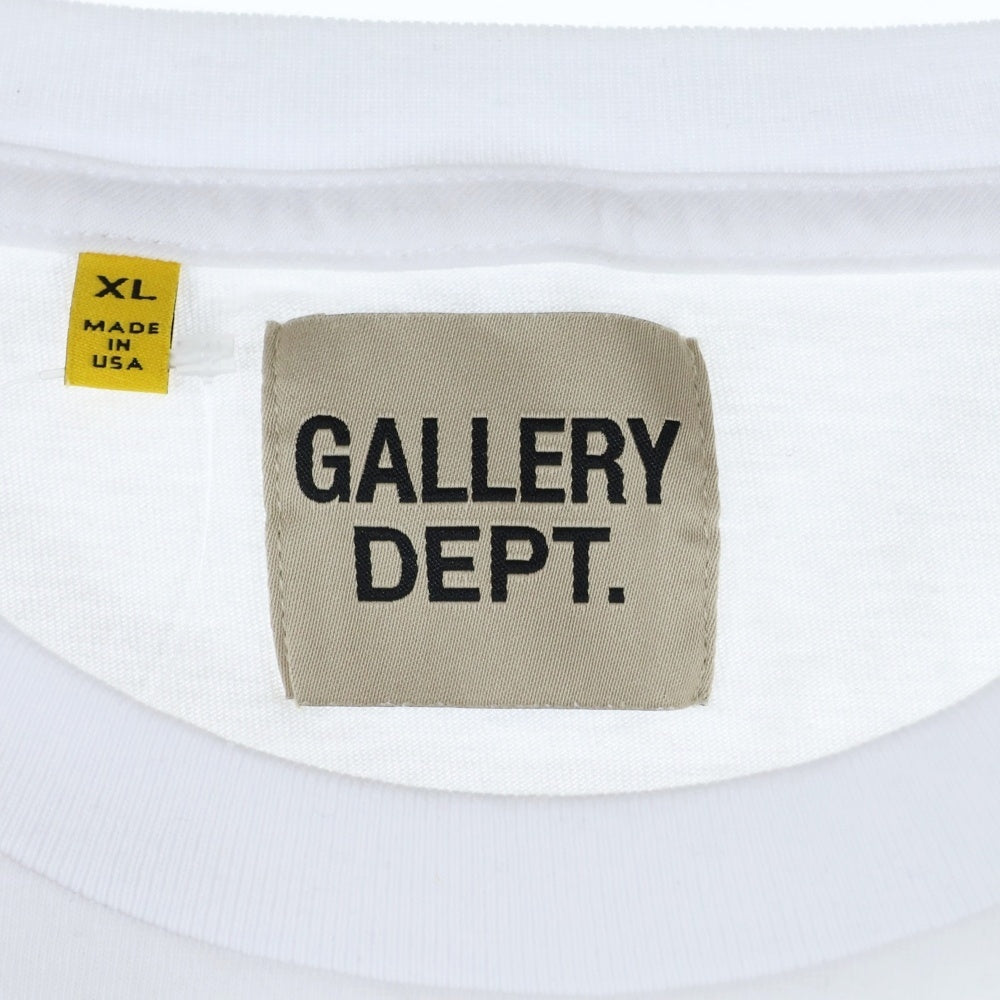 GALLERY DEPT.(ギャラリーデプト) Souvenir T-Shirt ロゴプリント半袖Tシャツ ホワイト