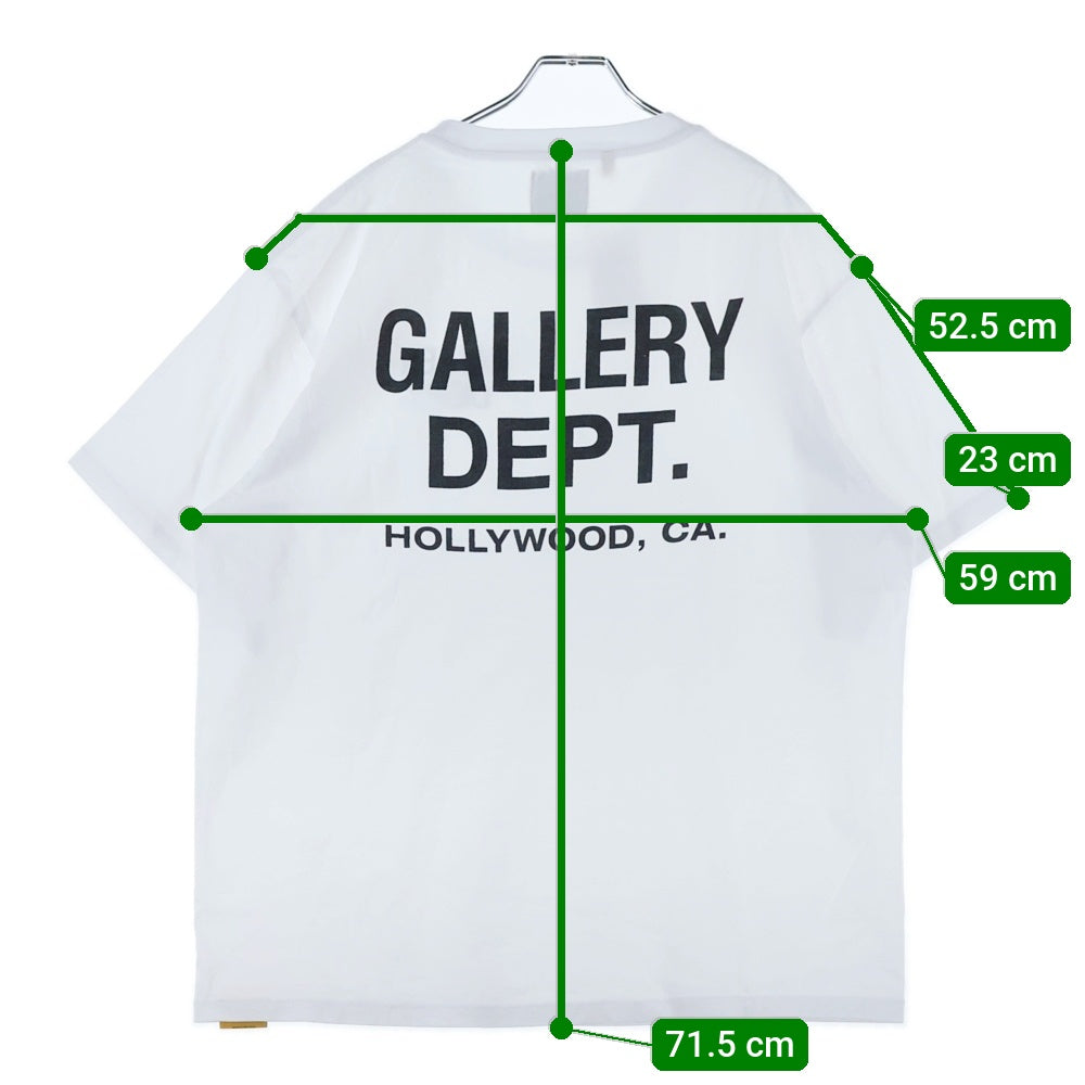 GALLERY DEPT.(ギャラリーデプト) Souvenir T-Shirt ロゴプリント半袖Tシャツ ホワイト