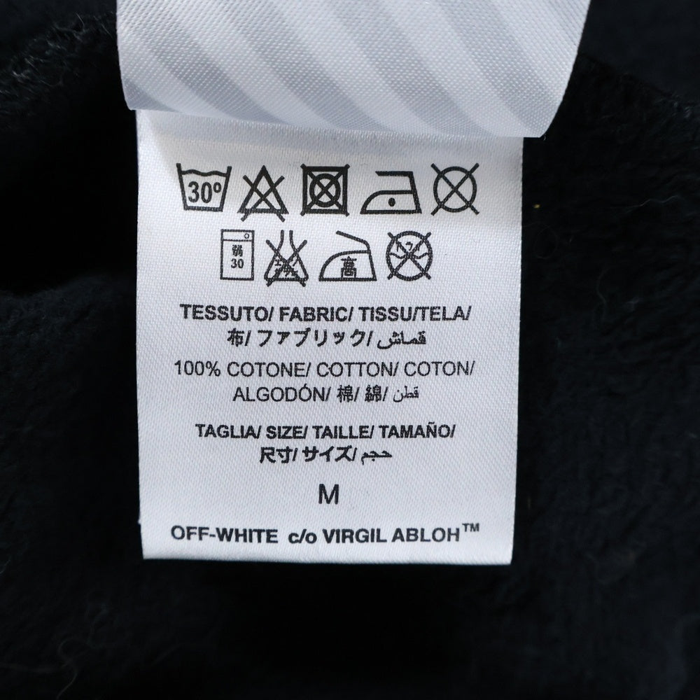 OFF-WHITE(オフホワイト) 16AW Paint Zip Up Hoodie リキッドペイント ジップアップスウェットパーカー フーディー ブラック