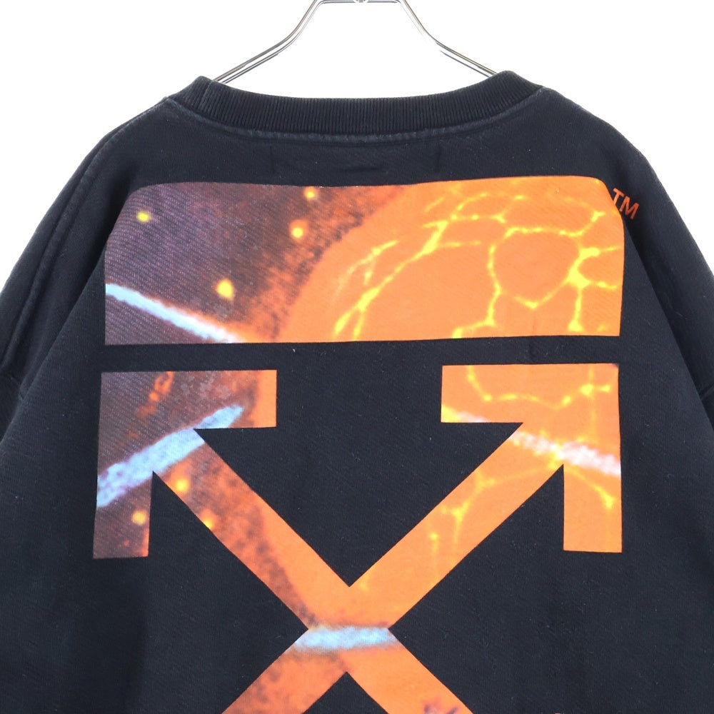 OFF-WHITE(オフホワイト) 19SS Hands Print Sweatshirt クルーネックスウェットトレーナー ブラック OMBA035S19D25016