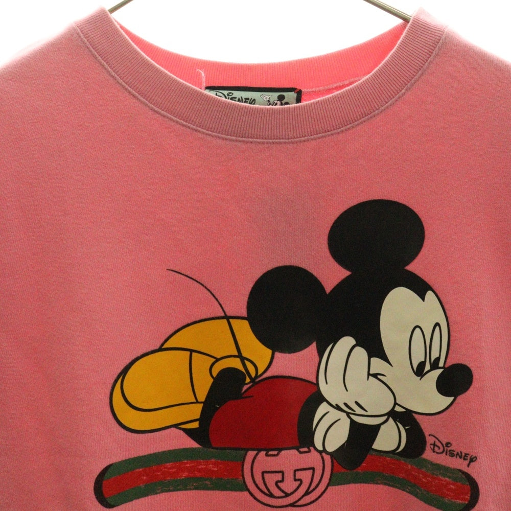 GUCCI(グッチ) ×Disney Sweatshirt ディズニー クルーネックスウェットトレーナー ピンク 469250 XJB8C