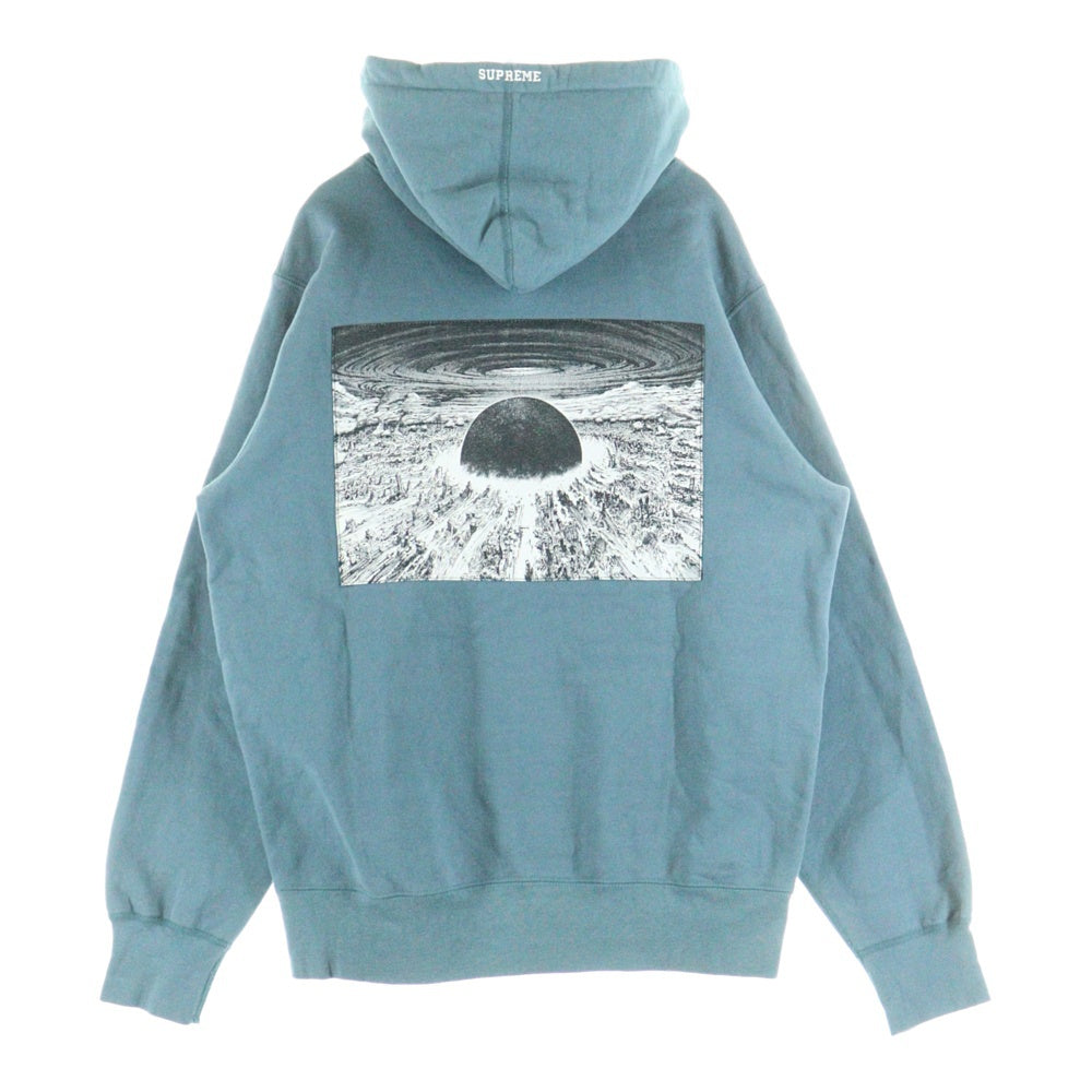 SUPREME(シュプリーム) 17AW AKIRA Patches Hooded Sweatshirt アキラ パッチ プルオーバースウェットパーカー フーディー ブルー