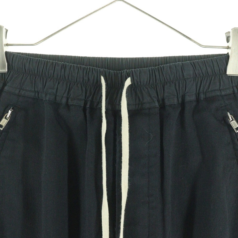 Rick Owens(リックオウエンス) 19AW Larry Track Pants ラリー ドローストリング トラックパンツ ブラック RP19F5313-WT