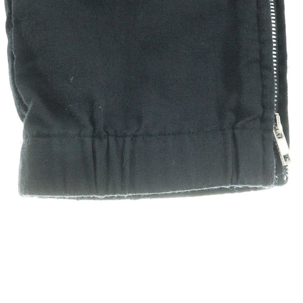 Rick Owens(リックオウエンス) 19AW Larry Track Pants ラリー ドローストリング トラックパンツ ブラック RP19F5313-WT