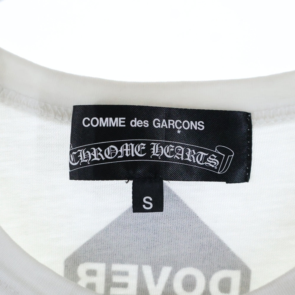 CHROME HEARTS(クロムハーツ) ×COMME des GARCONS Dover Street Market T-Shirt コムデギャルソン ドーバーストリートマーケット 半袖Tシャツ ホワイト ZI-T004