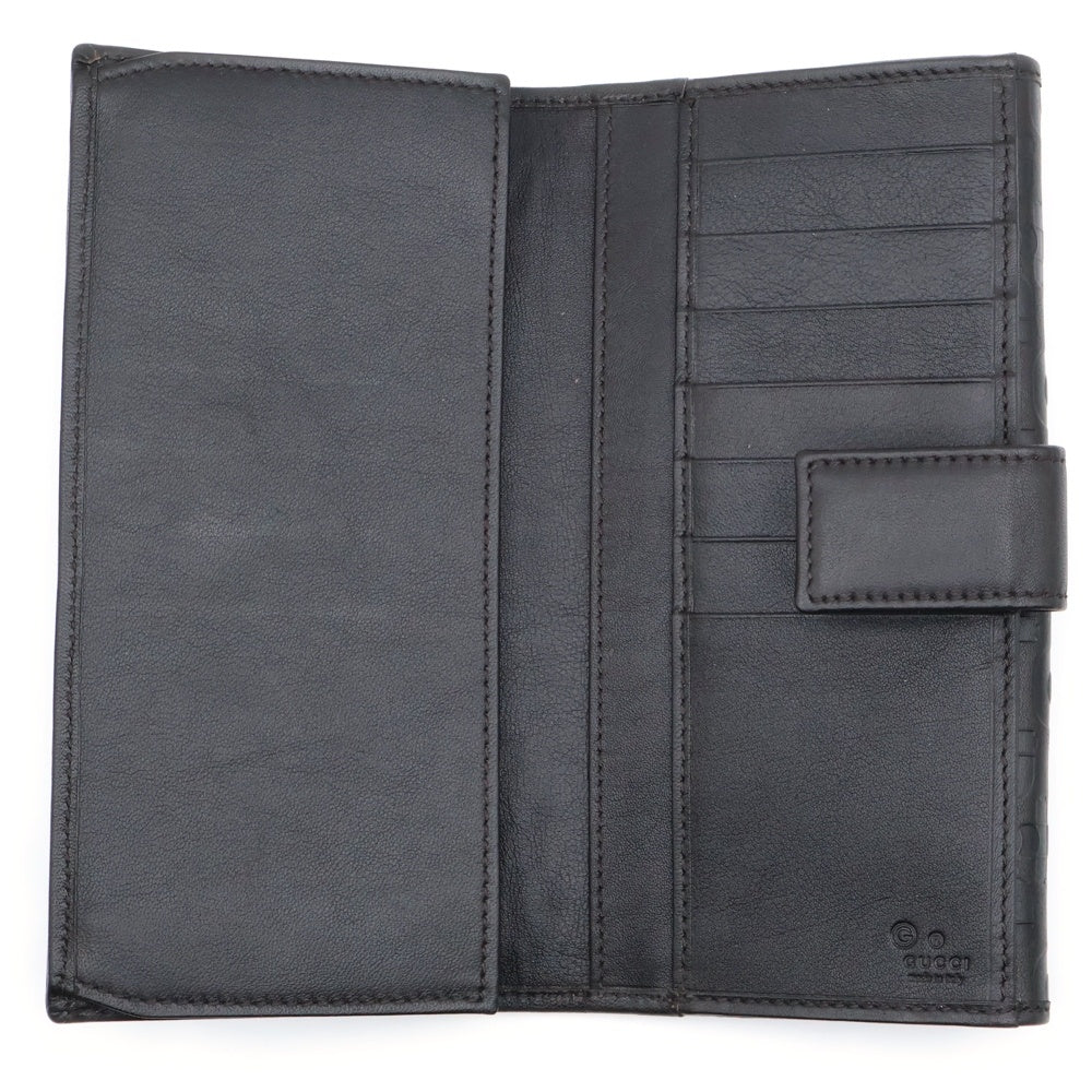 GUCCI(グッチ) GG Leather Wallet GG総柄 長財布 ブラック 231841