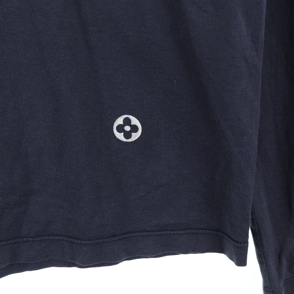 LOUIS VUITTON(ルイヴィトン) 12SS L/S T-Shirt フロッキーロゴ 長袖Tシャツ グレー ロンT RM121M HIJR04JEZ