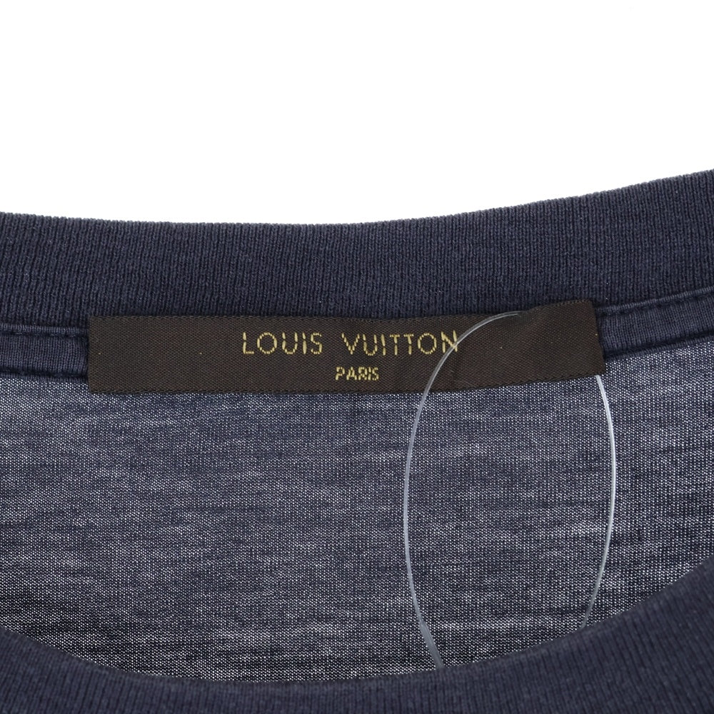 LOUIS VUITTON(ルイヴィトン) 12SS L/S T-Shirt フロッキーロゴ 長袖Tシャツ グレー ロンT RM121M HIJR04JEZ