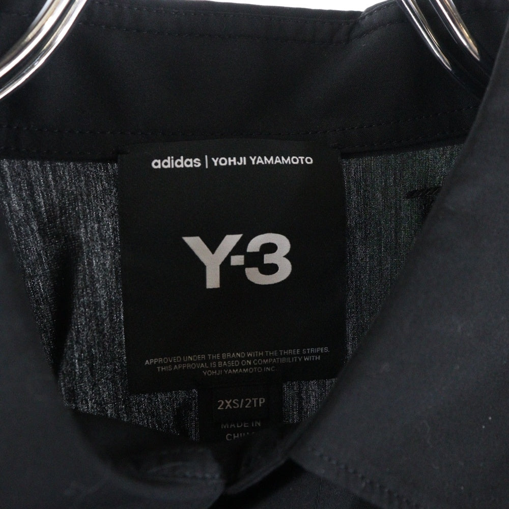 Y-3(ワイスリー) GFX SHIRT バックグラフィックプリント 長袖シャツ ブラック JE9274