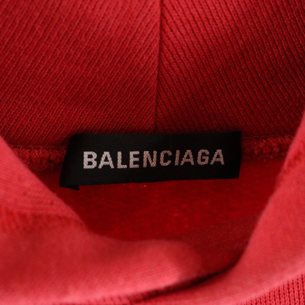 BALENCIAGA(バレンシアガ) World Food Program WFP Hoodie ワールドフードプログラム プルオーバースウェットパーカー フーディー レッド 541870 TCV34
