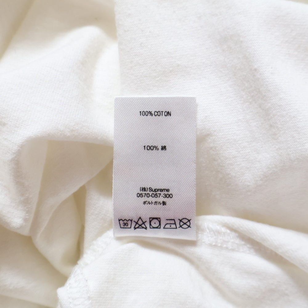 SUPREME(シュプリーム) 18AW ×Comme des Garcons SHIRT Split Box Logo Tee コムデギャルソンシャツ スプリットボックスロゴ 半袖Tシャツ ホワイト