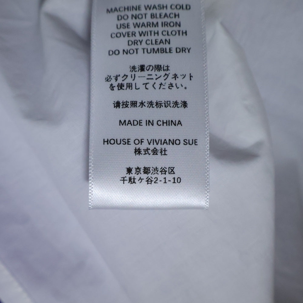 VIVIANO(ヴィヴィアーノ) 23SS Tulle Dress チュールデザイン ドレス ブラウス パープル レディース VS-SS23-SH05