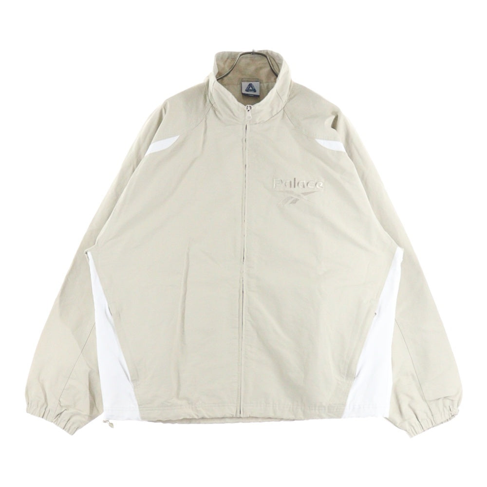 Palace Skateboards(パレススケートボーズ) 24SS ×Reebok Track Jacket リーボック ナイロン トラックジャケット ベージュ 26RBKJK001